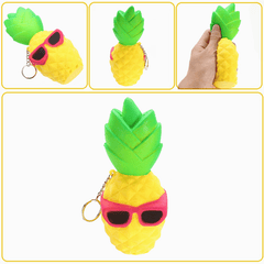 Squishy Cool Pineapple 16Cm Slow Rising Soft Squeeze Collection Gift Decor Toy