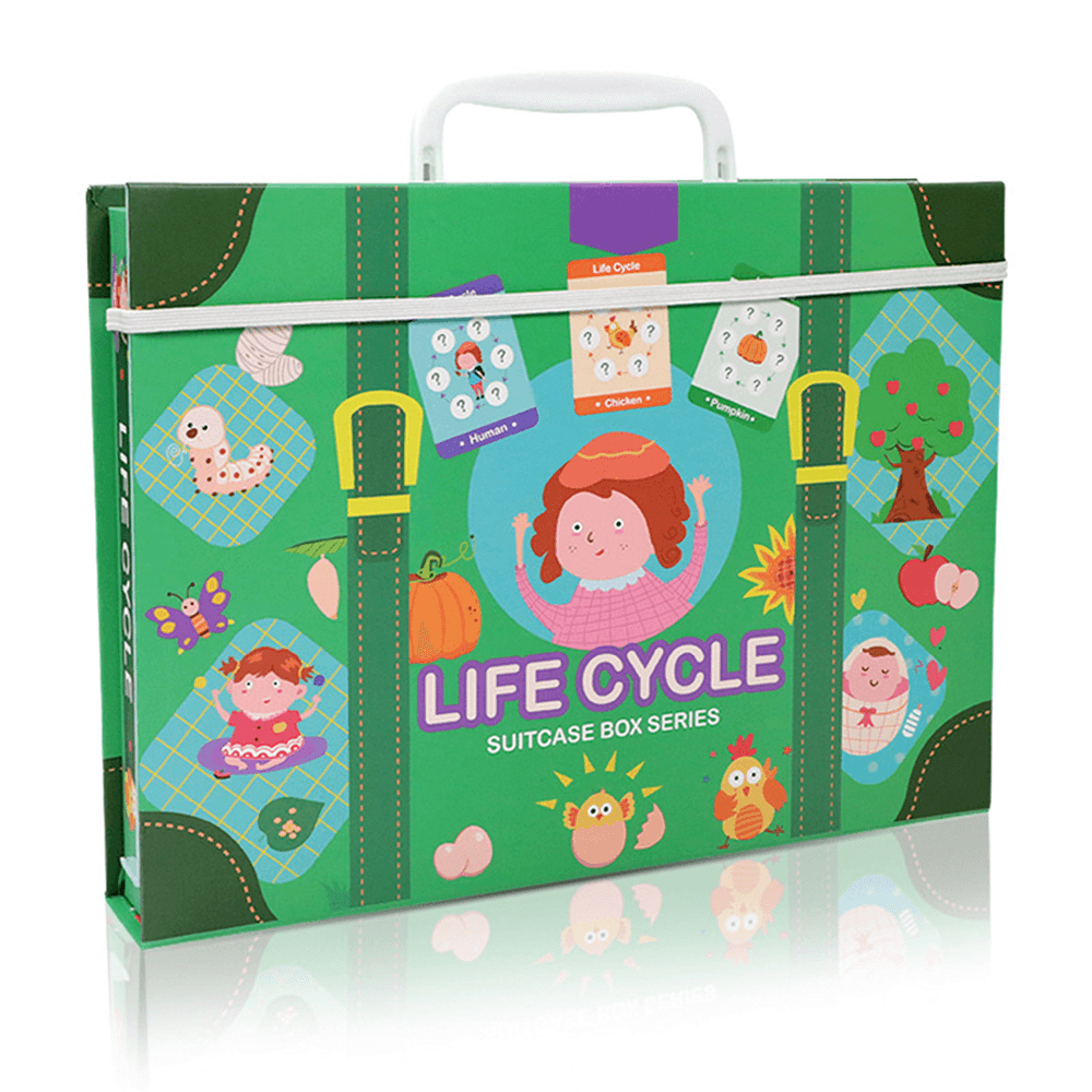 Magnetic Puzzle Leaning Life Cycle Animal Human Growth Educational Kids Toys for Kids Gift