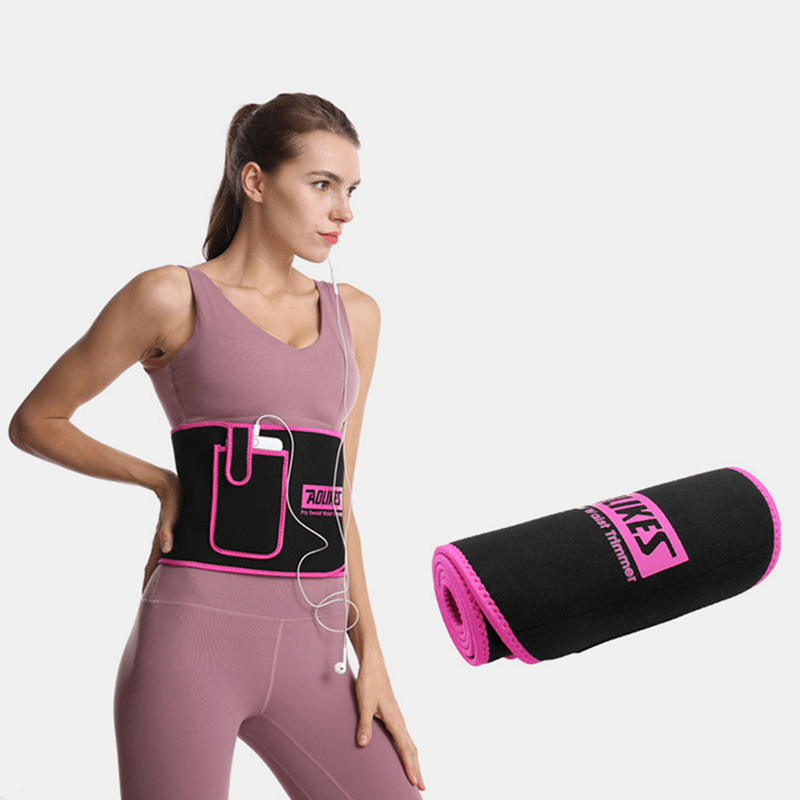 Adjustable Color Warm Waistband Sweat Waistband Belt