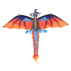 55 Inches Cute Classical Dragon Kite 140Cm X 120Cm Single Line Kite with Tail