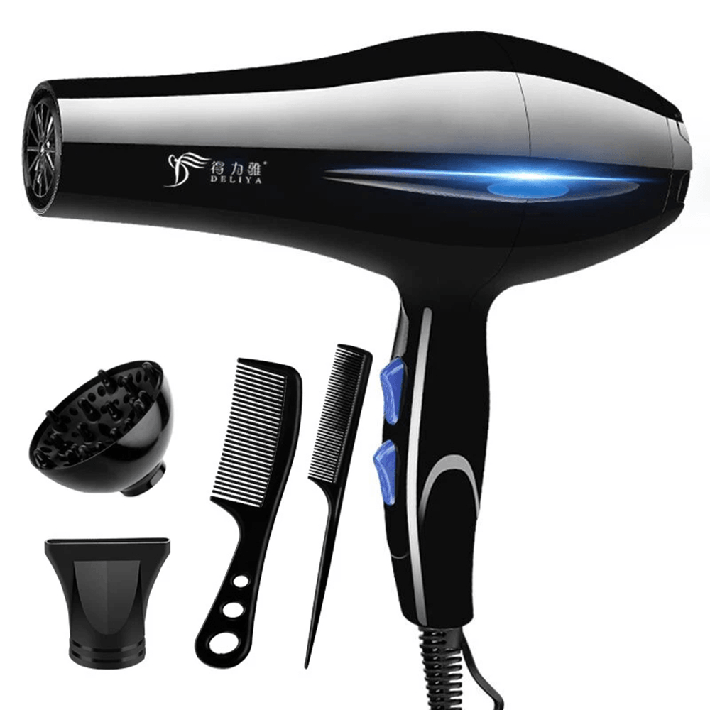 220V Strong Power Hair Dryer Negative Ion Hair Dryers Electric Blow Dryer Hot Cold Air Blower Fan