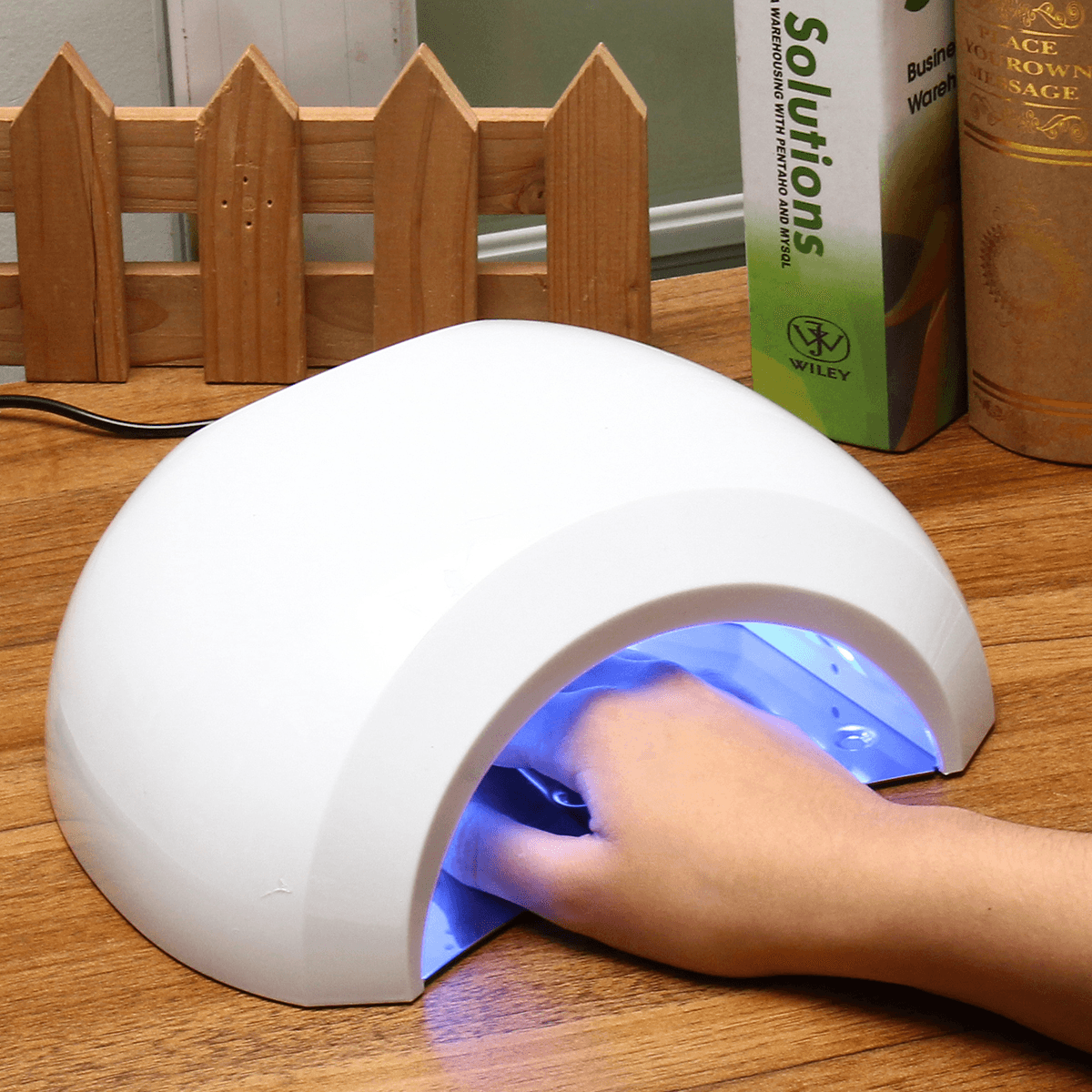 48W Nail Dryer Machine UV LED Lamp Manicure Tool Salon Time Setting 100-220V