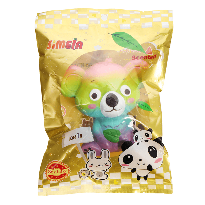 Simela Squishy Koala 12Cm Oso Colección Regalo Levantamiento lento Embalaje original Juguete de decoración suave