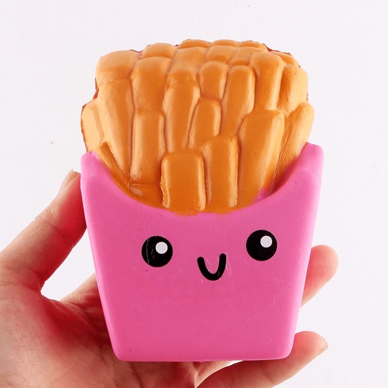 Sanqi Elan Squishy French Fries Chips Licensed Slow Rising with Packaging Collection Gift Decor Toy