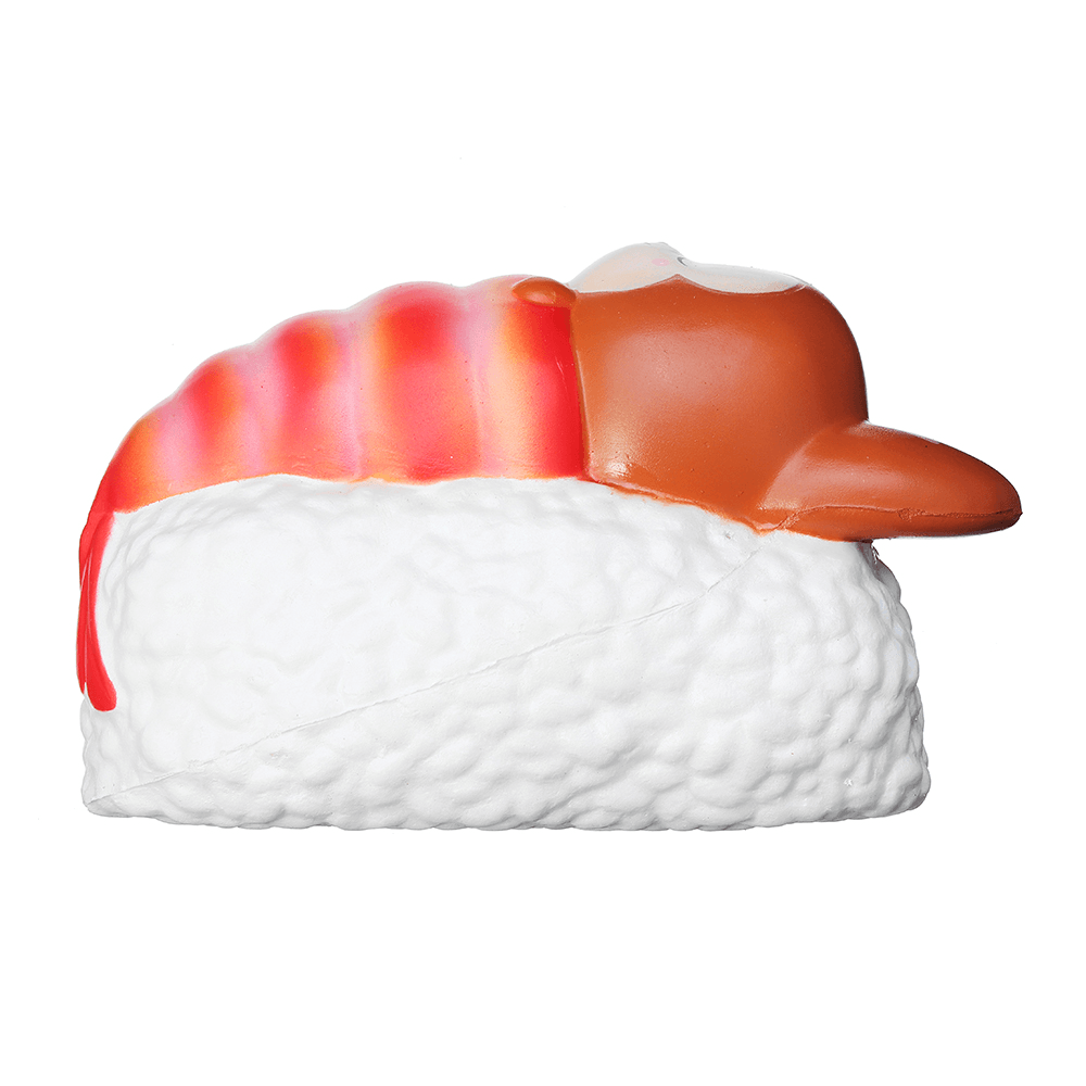 Yummiibear Squishy Foxy and Prawn Blanket Jumbo Sushi Toy Slow Rising with Packaging Box