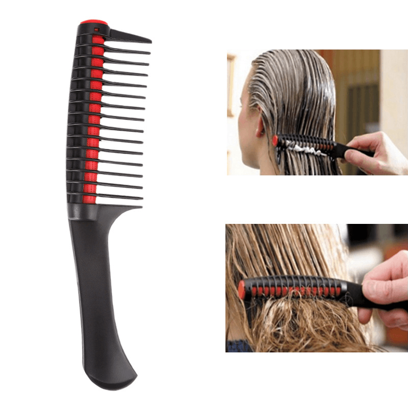 Anti-Hair Loss Roller Comb Hair Curling Brush Comb Hairbrush Hairdressing Comb Pro Salon Barber Styling Hair Brush Tool