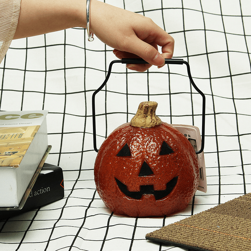 Halloween Portable Pumpkin Light Battery Power Supply for Home Decoration Children Gift