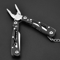 9 in 1 Folder Multi-Function Pliers Tool Stainless Steel Portable Tools with Nylon Bag