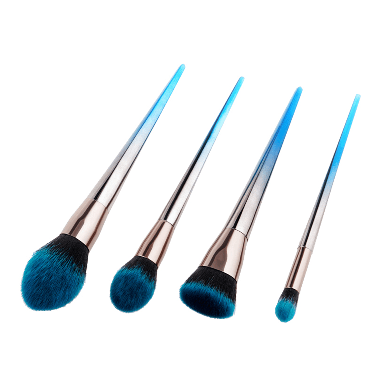 7Pcs Makeup Brushes Diamond Foundation Cosmetic Eyeshadow Eyeliner Lip Brush Set