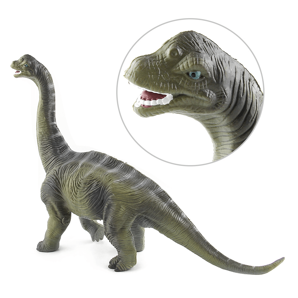 Large Brachiosaurus Dinosaur Toy Realistic Solid Plastic Diecast Model Gift to Kids