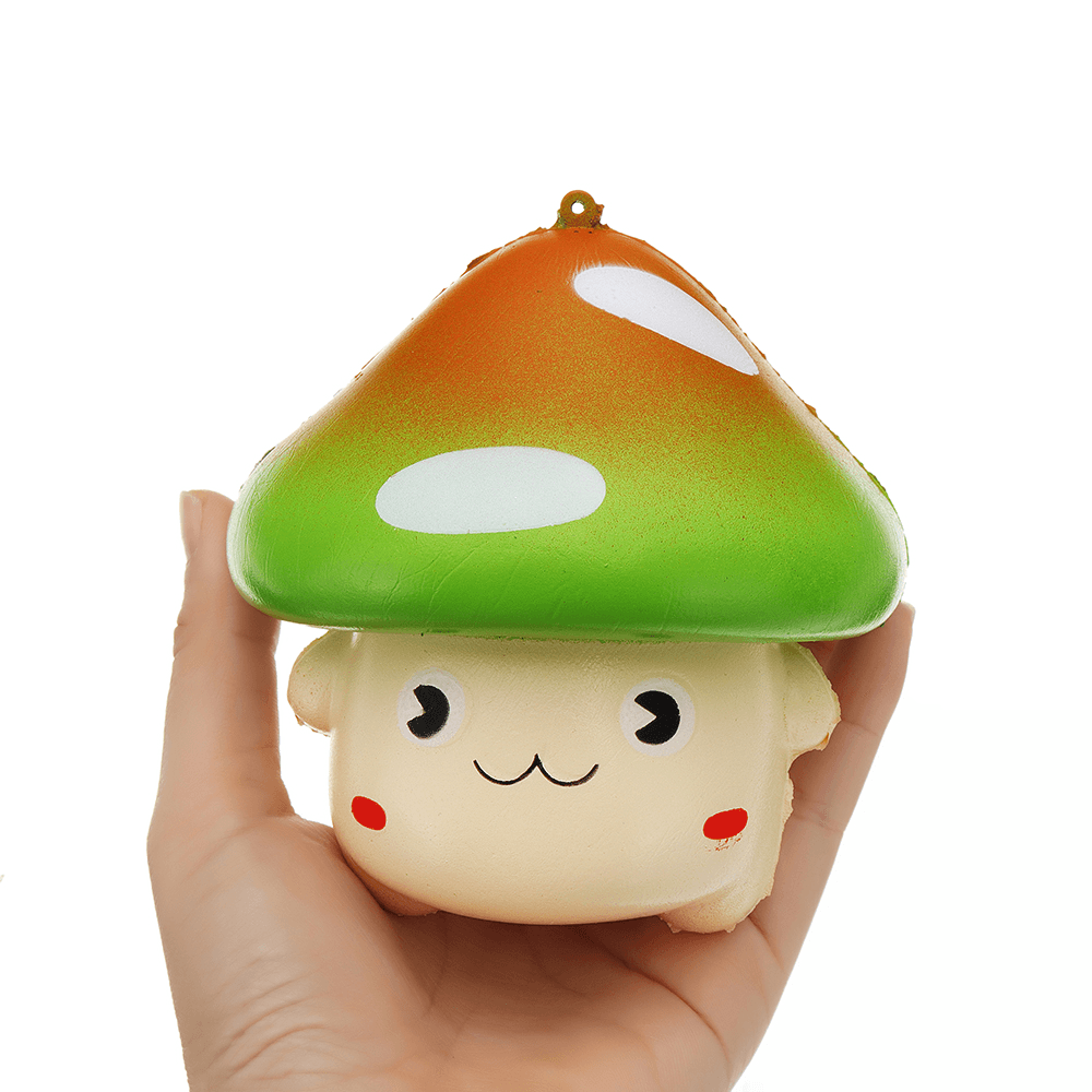 Yunxin Wave Point Large Mushroom Squishy 11*11CM Slow Rising with Packaging Collection Gift Soft Toy