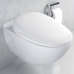 Whale Spout Washing Intelligent Temperature APP Smart Toilet Cover Seat with LED Night Light