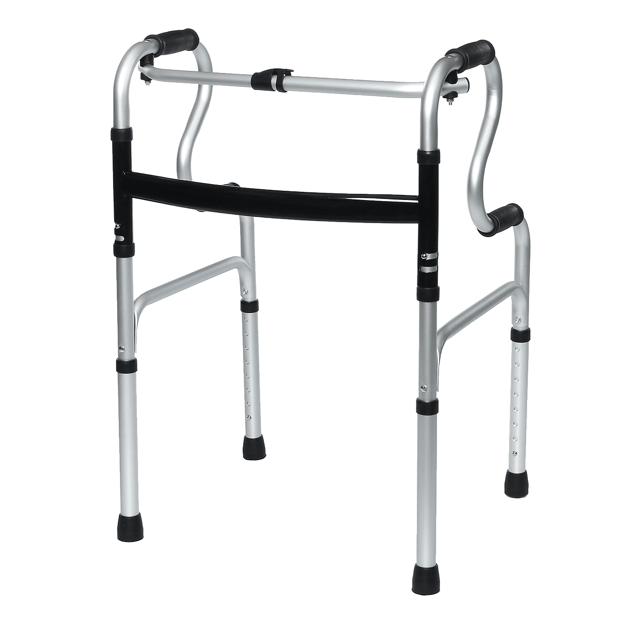 42*54*72CM Folding Aluminium Walking Frame Shower Chair Waliking Holder Pad