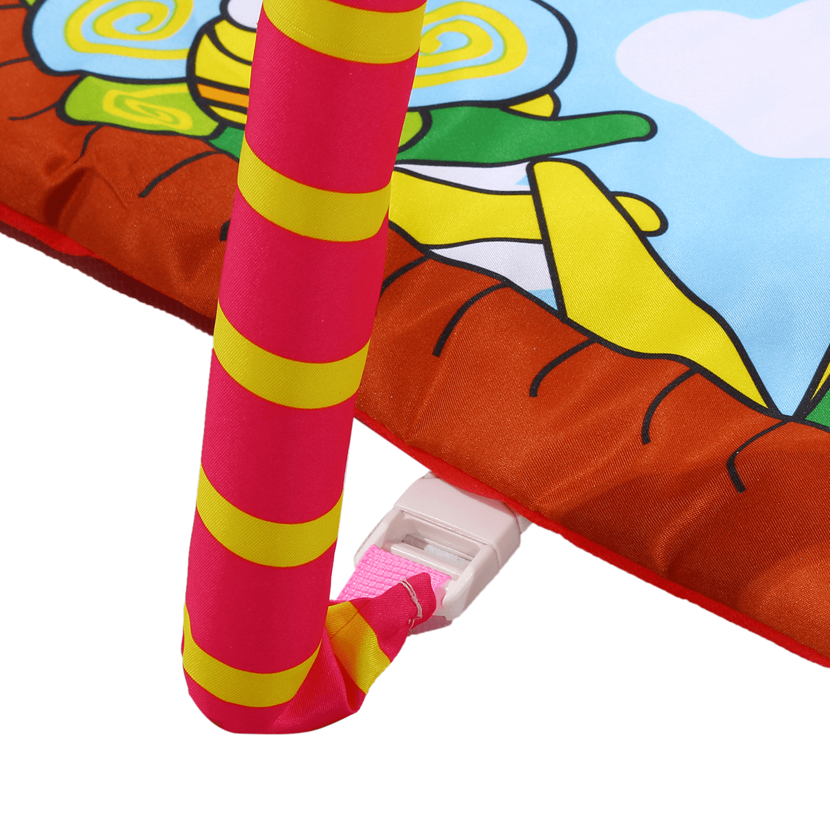 Baby Music Crawling Carpet Blanket Pad Fitness Gym Square Animal Mat Hanging Toy