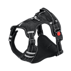 Daily Walking Outdoor Activities S/M/L/XL Pet Dog Harness Front Clip Reflective Explosion-Proof Rushing Oxford Padded Soft Vest Chest Strap Back