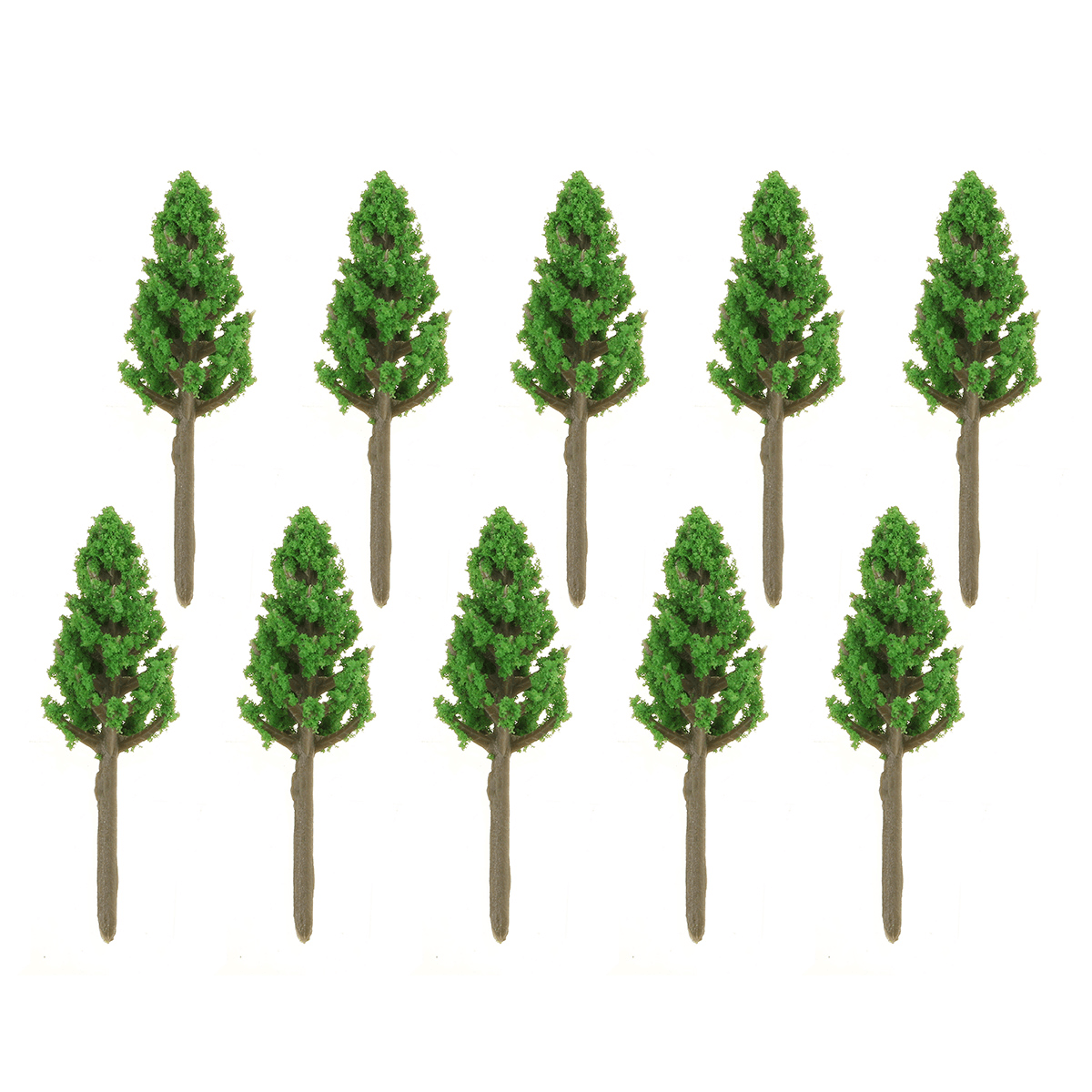 10Pcs Mini Artificial Trees Pine 3.5Cm/6.5Cm/9.5Cm/13Cm Home Office Party Decorations