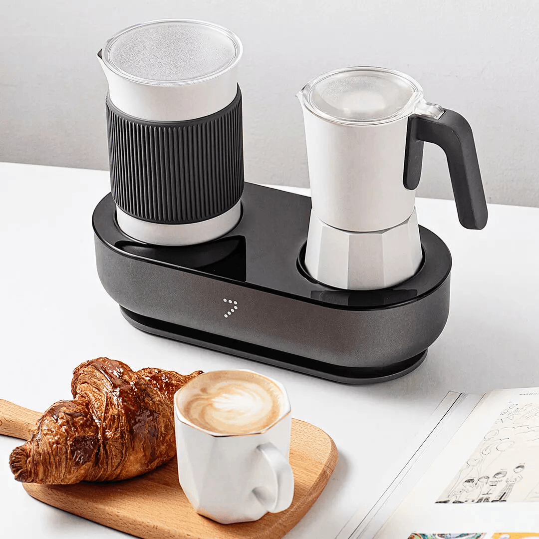 Seven &amp; Me Smart-Kaffeemaschine mit automatischem Milchaufschäumer, One-Click-Control-Kaffeemaschine, Zubereitung von Kaffee-Espresso in 3 Minuten