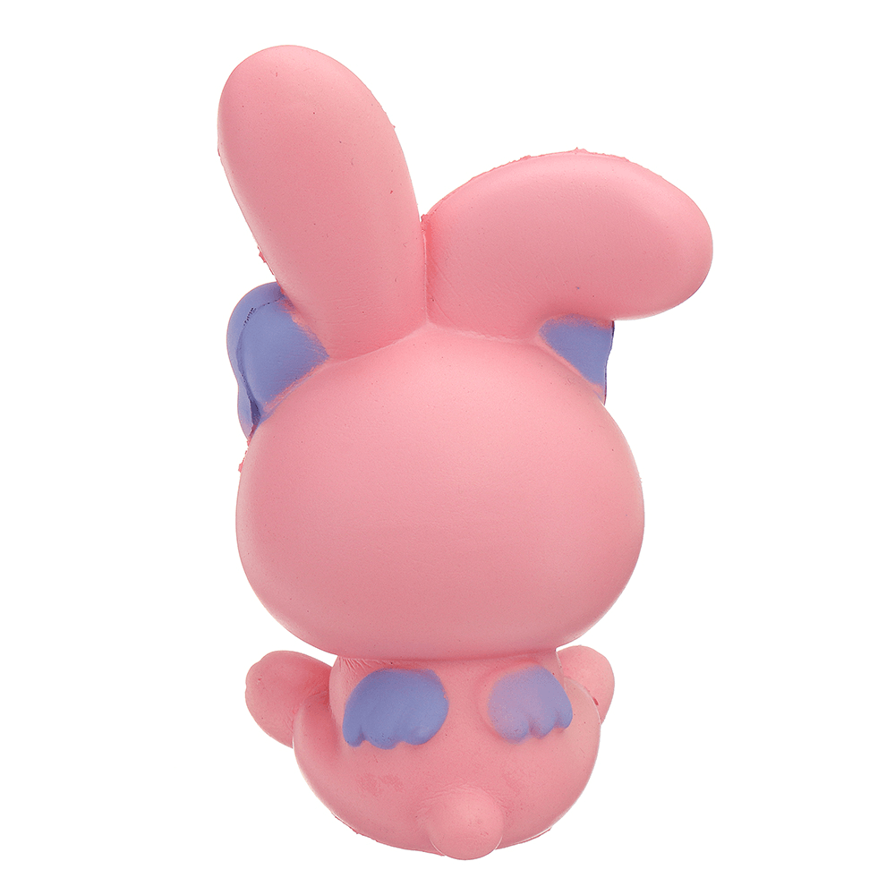 Jumbo Bowknot Rabbit Squishy Slow Rising House Play Toy 8*6*13Cm with Packing Bag