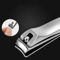 Y.F.M® Stainless Steel Nail Clipper Fingernail Cutter anti Splash Manicure Tool with Nail File