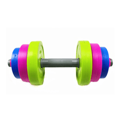 9Pcs/Set Children Barbell Dumbbell Arm Muscle Bodybuilding Exercise Equipment for Kids Gym Home