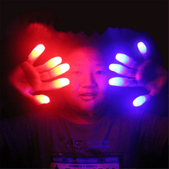 LED Finger Lichter Tricks Finger Licht Daumen Licht Finger Streich Spielzeug Werkzeug für Halloween