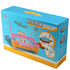 Educational Angling Colorful Toy Magnetic Fishing Board Game for Young Children Kids