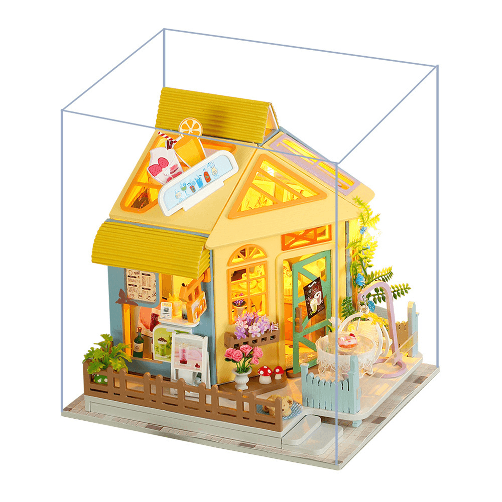 Iie Create K-061/K-062 Hand-Assembled Doll House Model Toys for Girlfriends and Children Decoration with Furniture and Dust Cover Indoor Toys