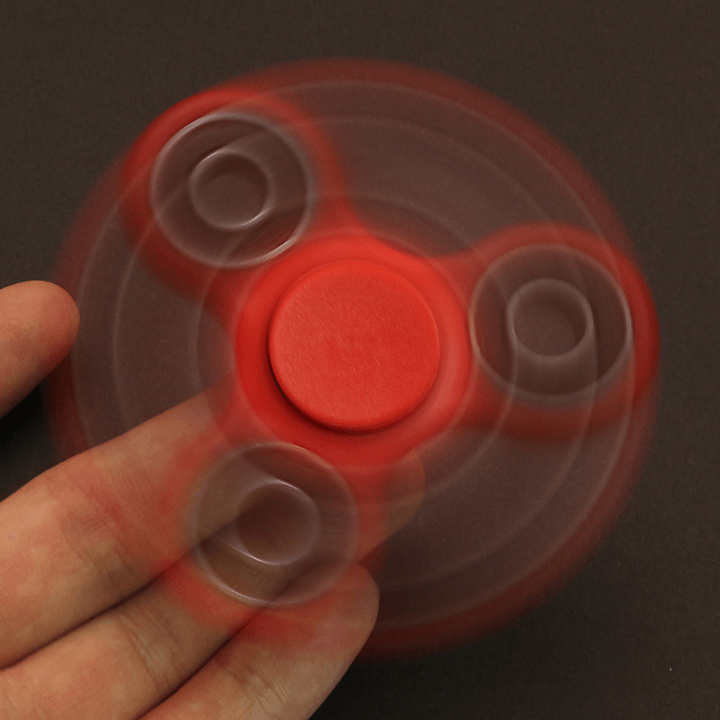 Fidget Hand Spinner Fingertips Gyro Stress Reliever Toy Tri Spinner Whiny for Autism and ADHD Kids