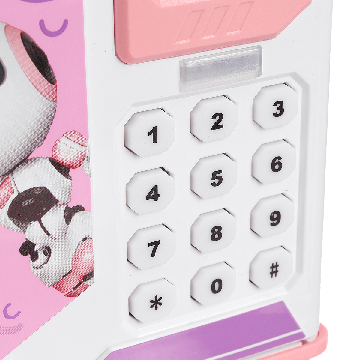 Elektronisches Sparschwein, Passwort-Geld-Münzhalter, automatische sichere Sparbox für Kinder