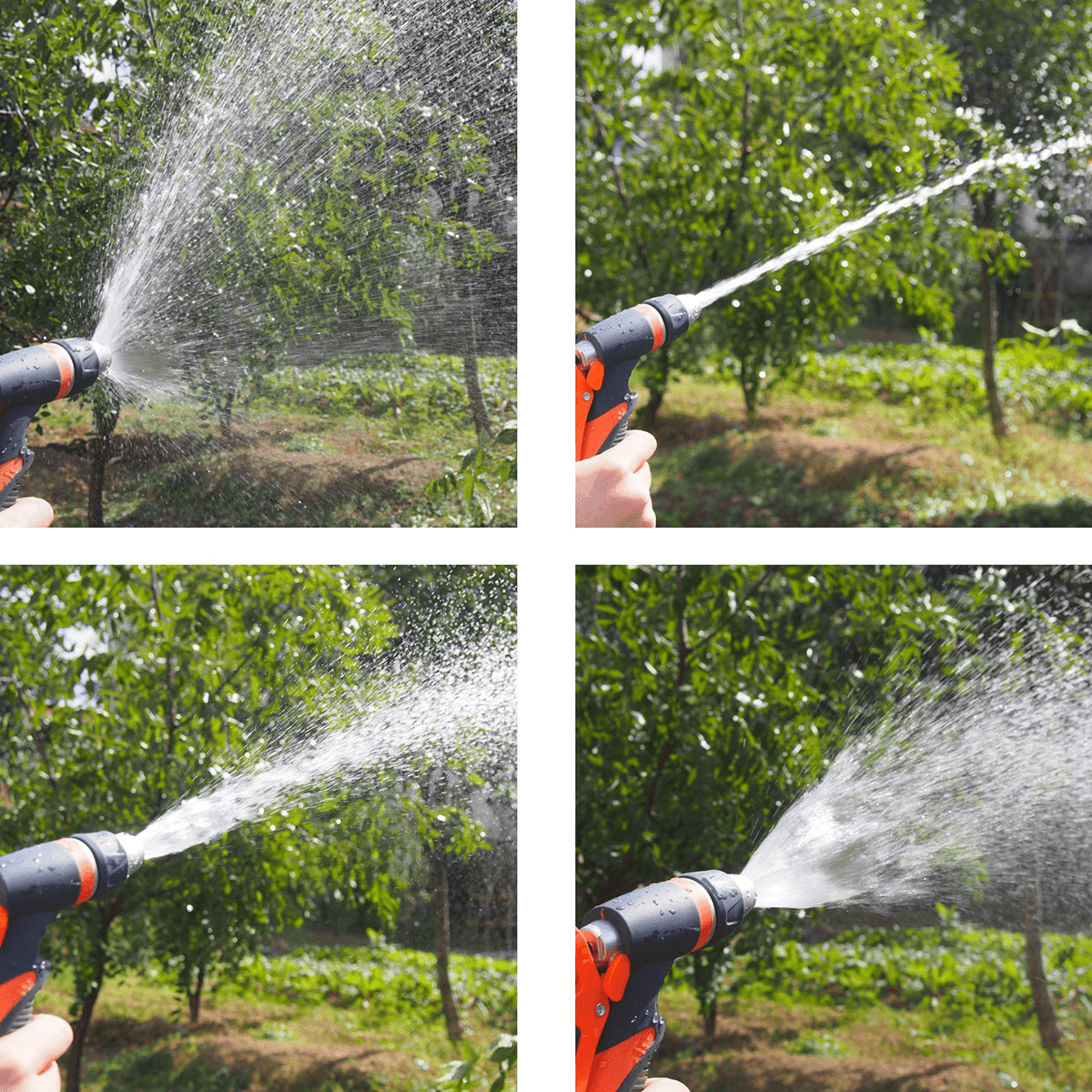 Garden Irrigation Spraying Gun Adjustable Portable High Pressure Sprinkler Nozzle Car Washing