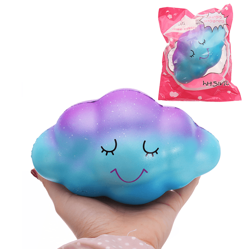 16CM Sternwolken Süßes Squishy Langsam steigendes Telefonband Brotkuchen Kinderspielzeug Originalverpackung