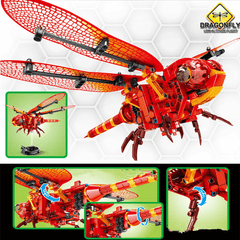 SEMBO libélula DIY Daxie insecto volador bloques de construcción ladrillos juguetes regalo Decoración