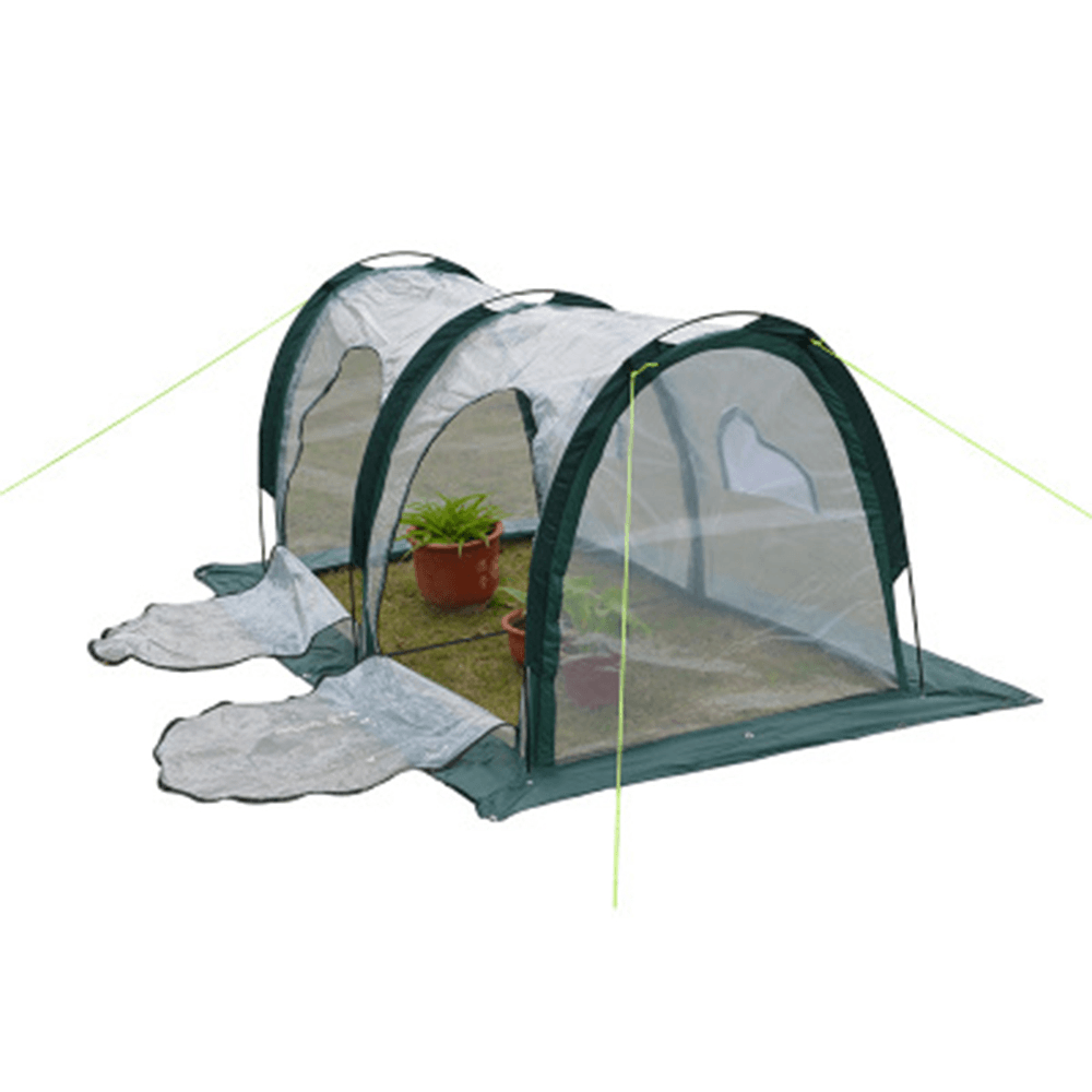 200X100X100Cm Mini Greenhouse Tunnel Tent Home Outdoor Flower Plant Gardening Winter Shelter Cover Tent for Plant Grow Tool