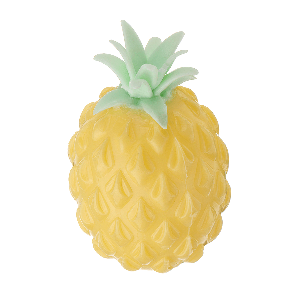 Squishy Multicolor Pineapple Stress Reliever Ball 11*7.5CM Squeeze Stressball Party Bag Fun Gift