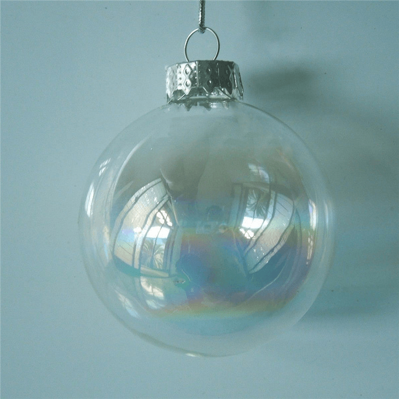 6CM Christmas Party Home Decoration Pearl Glass Ball Ornament Baubles Toys for Kids Children Gift