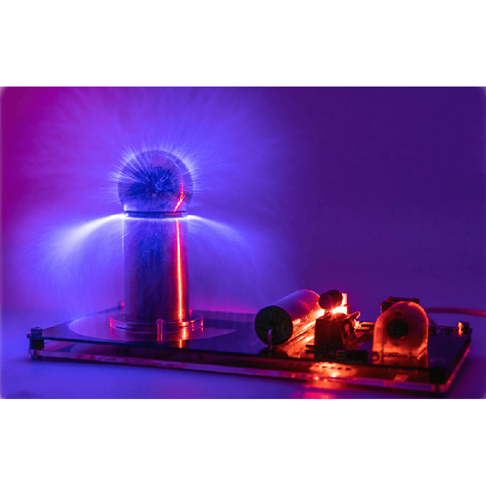 Arc Fountain Super Mini Künstlicher Blitzgenerator 5CM Tesla-Spule Klassisches Funkenstrecke-Tesla-Spule Wissenschaftsspielzeug