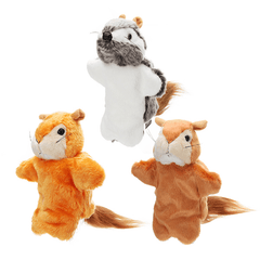 27 cm peluche scoiattolo fiabe burattino a mano classico per bambini figura giocattoli peluche animale