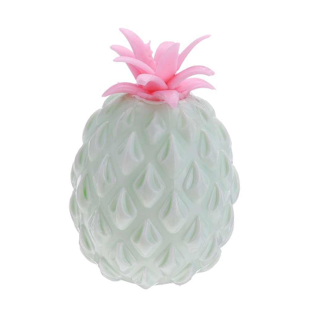 Squishy Multicolor Pineapple Stress Reliever Ball 11*7.5CM Squeeze Stressball Party Bag Fun Gift