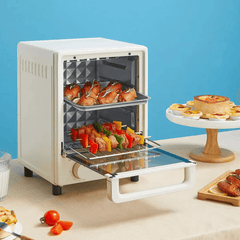 VIOMI Elektroofen, dreistufiger Grill, gleichmäßig beheizte Isolierung, feiner Bedienknopf, 12 l, 800 W