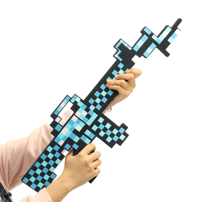 EVA Mosaic Military Model Diamond Sword for Kids Children Christams Creative Gift Safety Toys