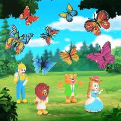 14 Pcs High Simulation Colorful Realistic Insects Butterfly Animal Figure Doll Model Learning Educational Toy for Kids Gift