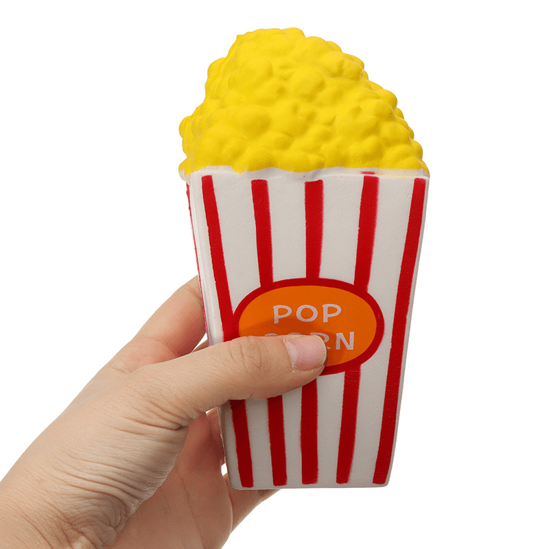 Sunny Popcorn Squishy 15CM Slow Rising with Packaging Cute Jumbo Soft Squeeze Strap Scented Toy