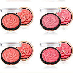 Blush Fashion Flower Shaped Blusher Powder Makeup Cosmetic Natural Blush Powder Blush Palette Face Makeup Peach Blushes