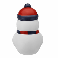 Cooland Weihnachts-Schneemann-Squishy, ​​14,4 x 9,2 x 8,1 cm, weich, langsam aufsteigend, mit Verpackung, Sammlung, Geschenkspielzeug