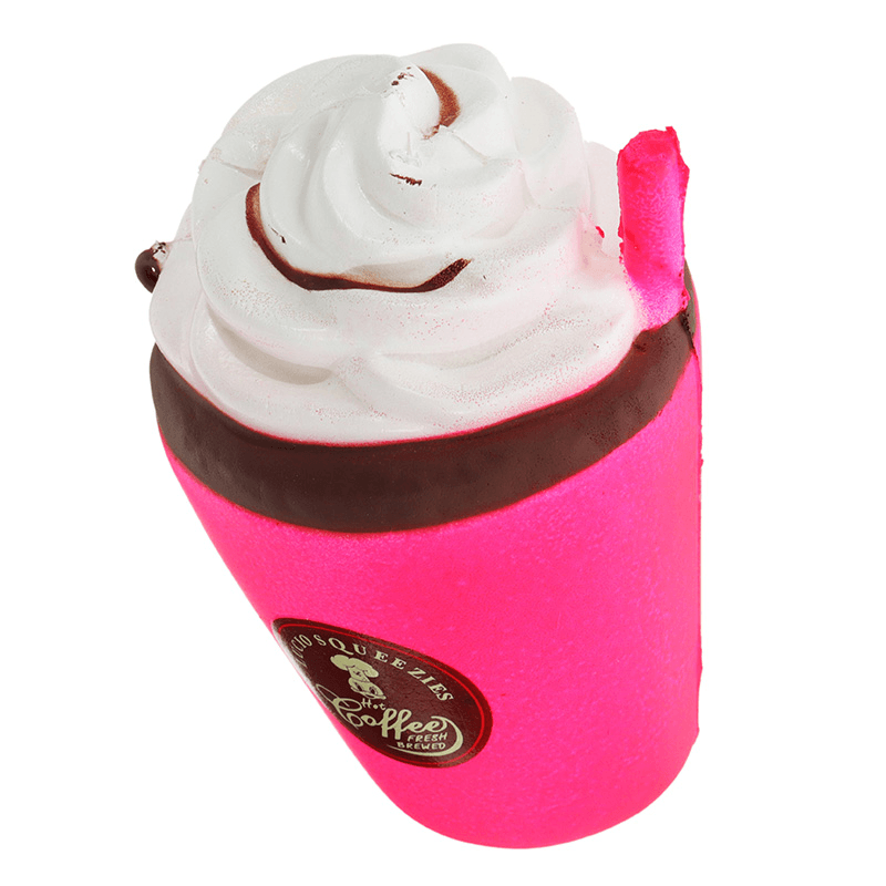 Milk Tea Ice Cream Cup Squishy 11CM Slow Rising with Packaging Coffee Cappuccino Collection Gift