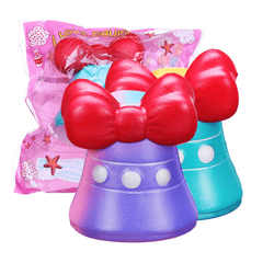 Bow-Knot Bell Squishy 12CM Jumbo Slow Rising Soft Toy Gift Collection with Packaging