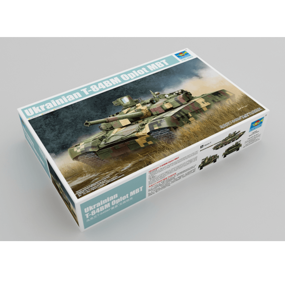 Trumpeter 1:35 Ukraine T-84BM DIY Assembled Oplot Main Battle Tank Static Model Building Set