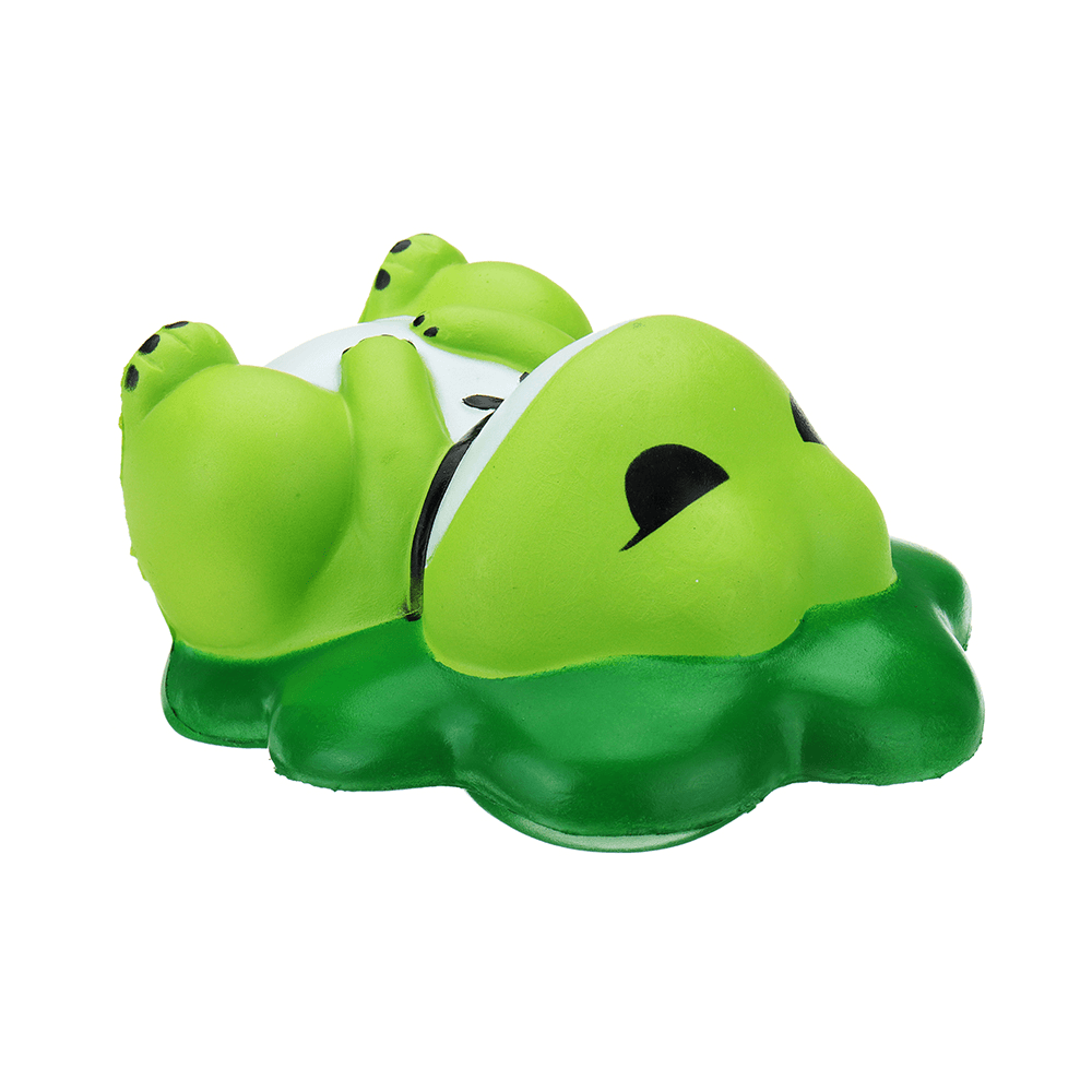 Frosch-Squishy, ​​15 cm, langsam aufsteigend, mit Verpackung, Sammlung, Geschenk-Stofftier