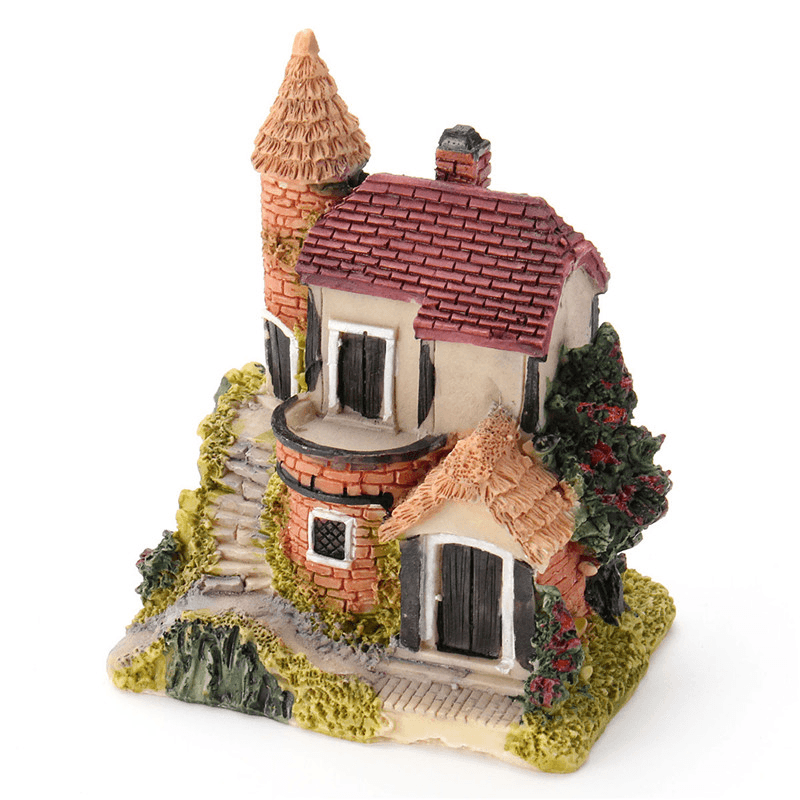 Puppenhaus-Miniatur-Set, Garten, Puppenhaus, Mikrolandschaft, DIY, Mini-Schloss, Modell, Spielzeug, Heimdekoration, Geschenk