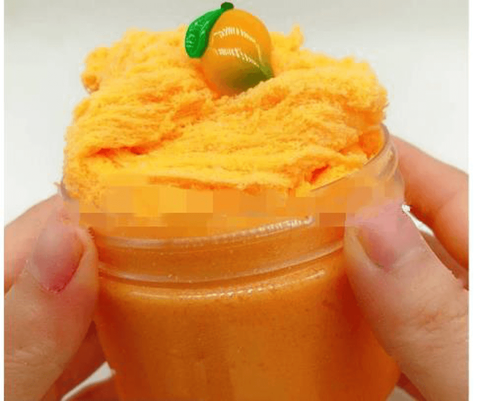 120ML Fruit Slime Brushed Crystal Cotton Clay Decompression DIY Gift Stress Reliever